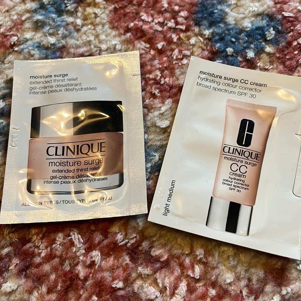 Clinique Micro Surge - gel-crème and cc cream - samples